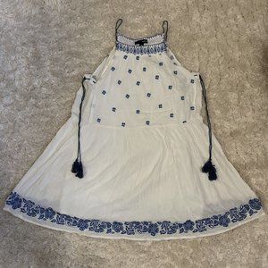 Aqua Tassel Sundress